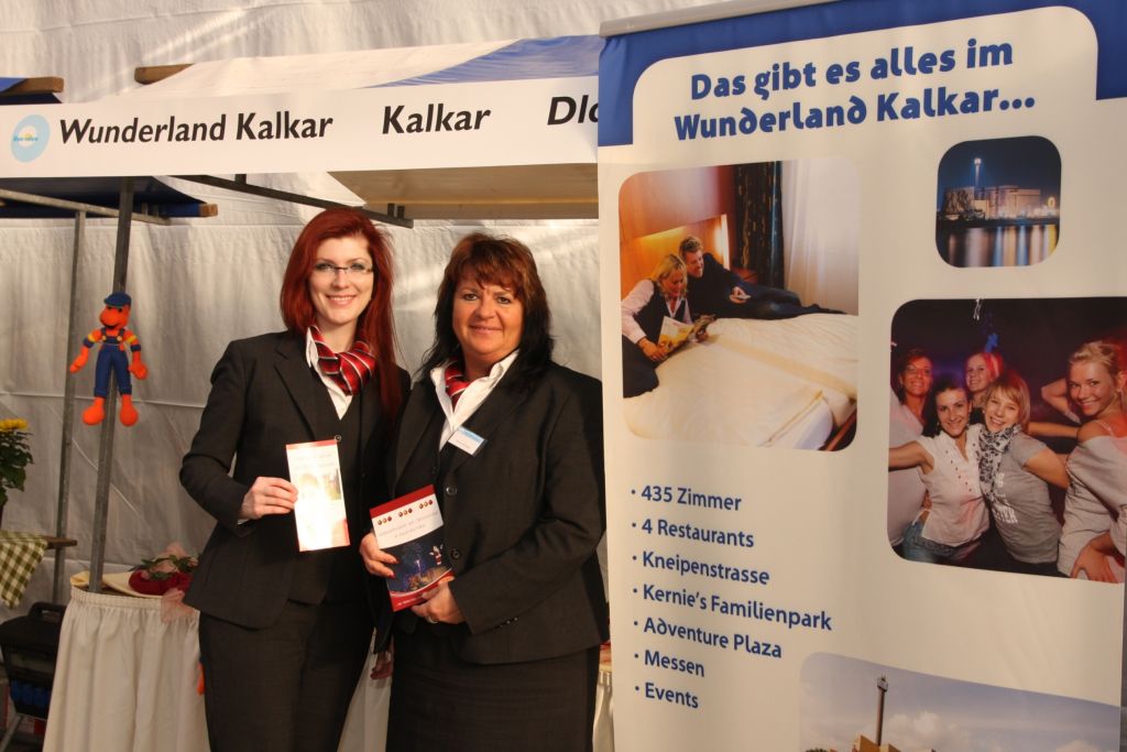 Carolin Semelka (links), Andrea Berndsen (rechts) vom Wunderland Kalkar